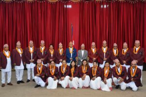 ओलम्पिकमा सहभागी हुन जाने नेपाली टोलीको बिदाइ
